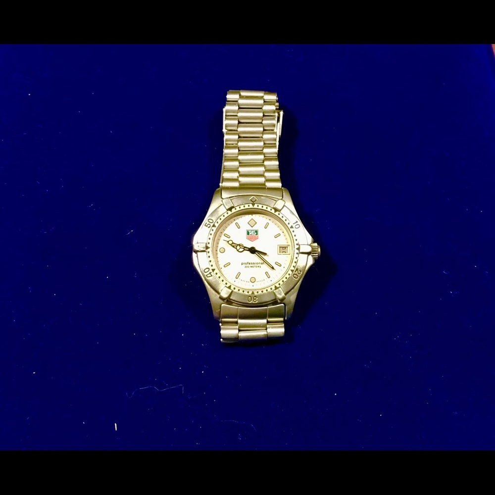 Tag Heuer stainless steel ladies watch.